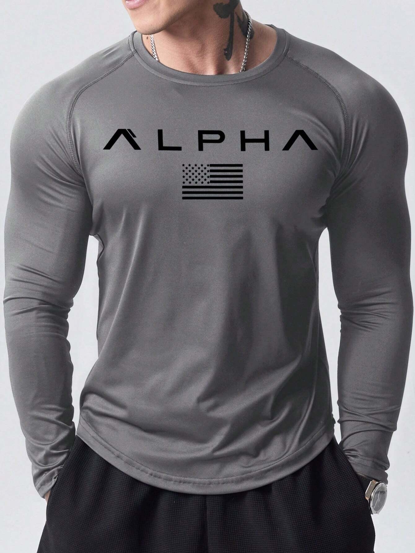 New men's long-sleeved T-shirt - 3D Printing Custom recension och pris