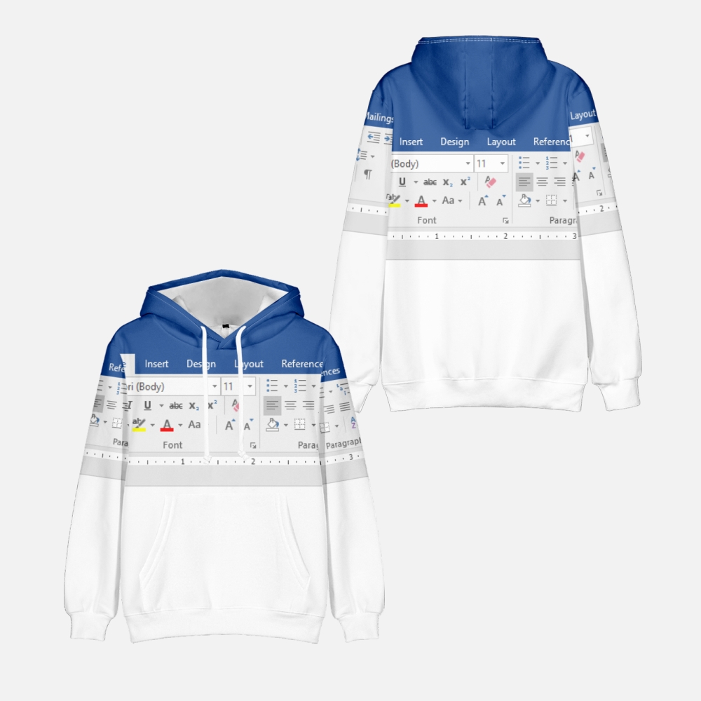 Casual Excel Hoodie For Men An - 3D Printing Online Service recension och pris