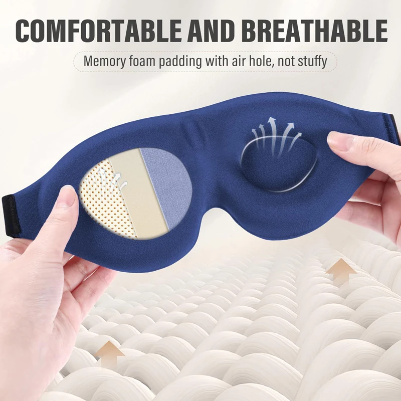 3D Night Sleep Eye Mask Breath - 3D Printing Mask recension och pris