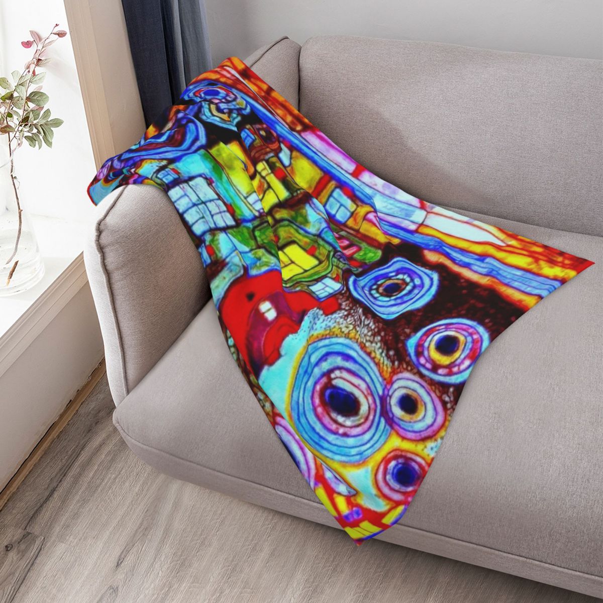 Qatar 813 neon Throw Blanket B - 3D Printing Qatar recension och pris
