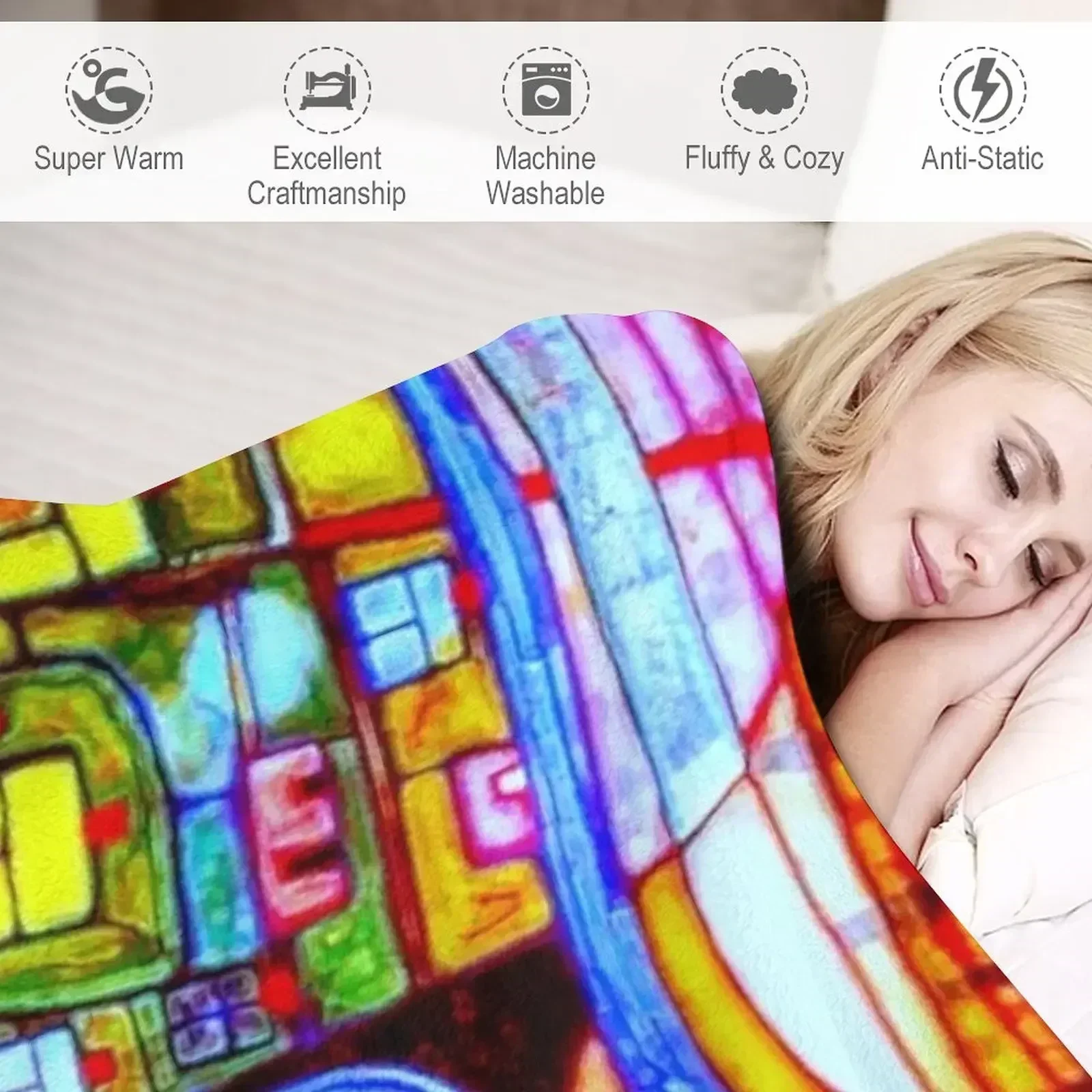 Qatar 813 neon Throw Blanket c - 3D Printing Qatar recension och pris