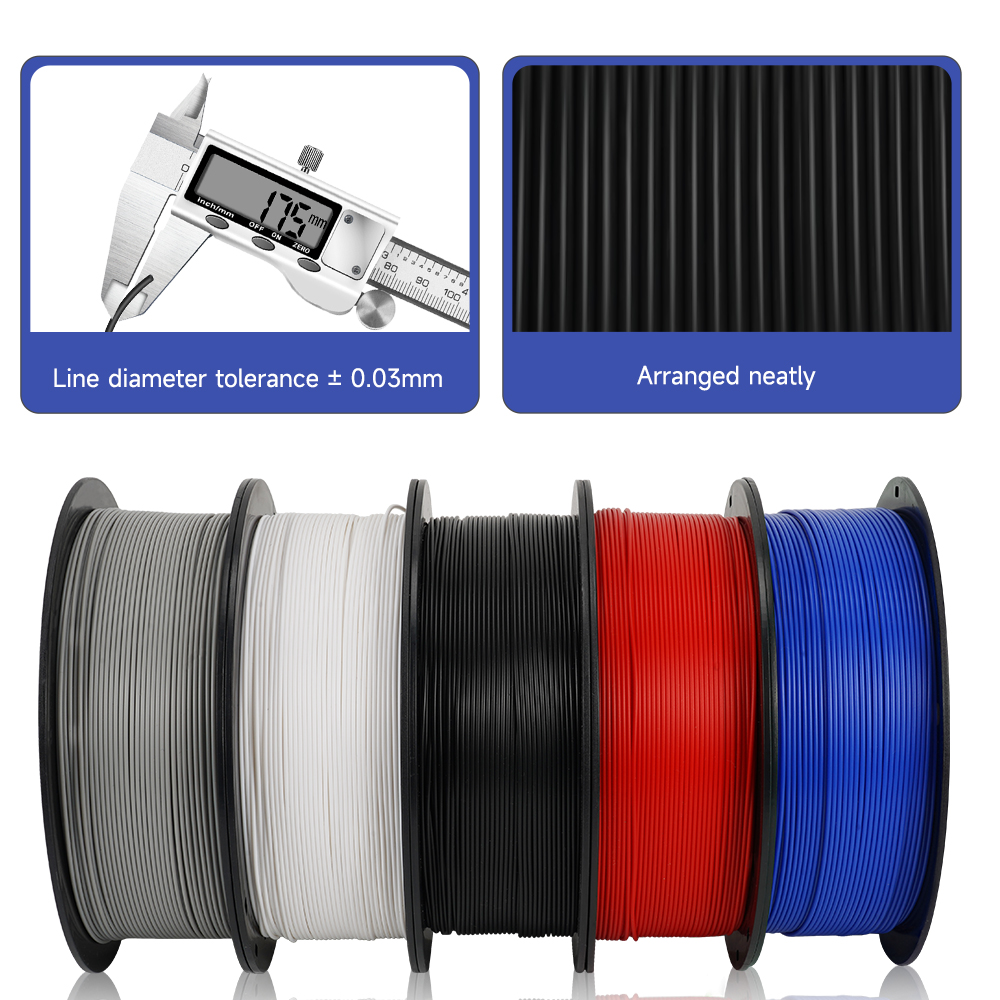 5KG Mix Colors PLA filament 1k - 3D Printing Nylon recension och pris