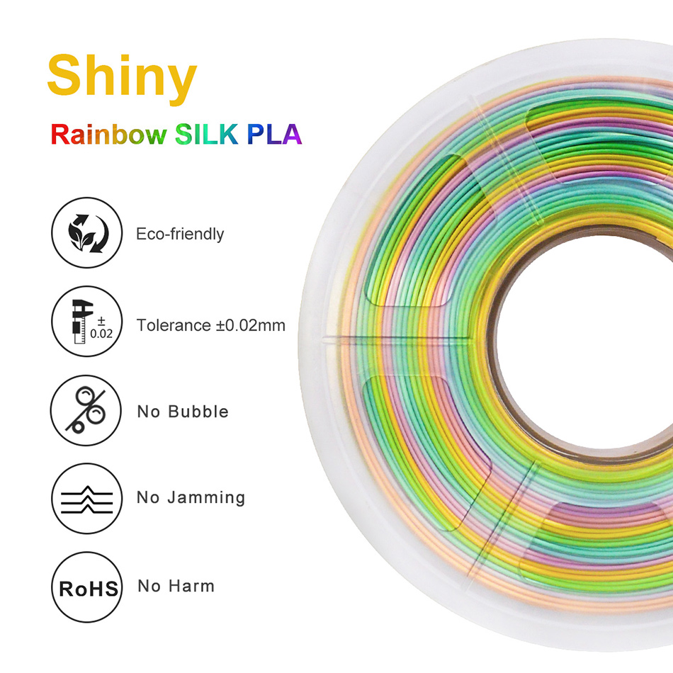 SUNLU SILK PLA 3D Filament 1.7 - 3D Printing Nylon recension och pris