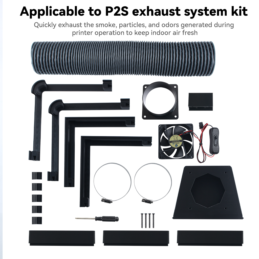 External Exhaust Fan Kit for B - 3D Printing Bambu Lab recension och pris